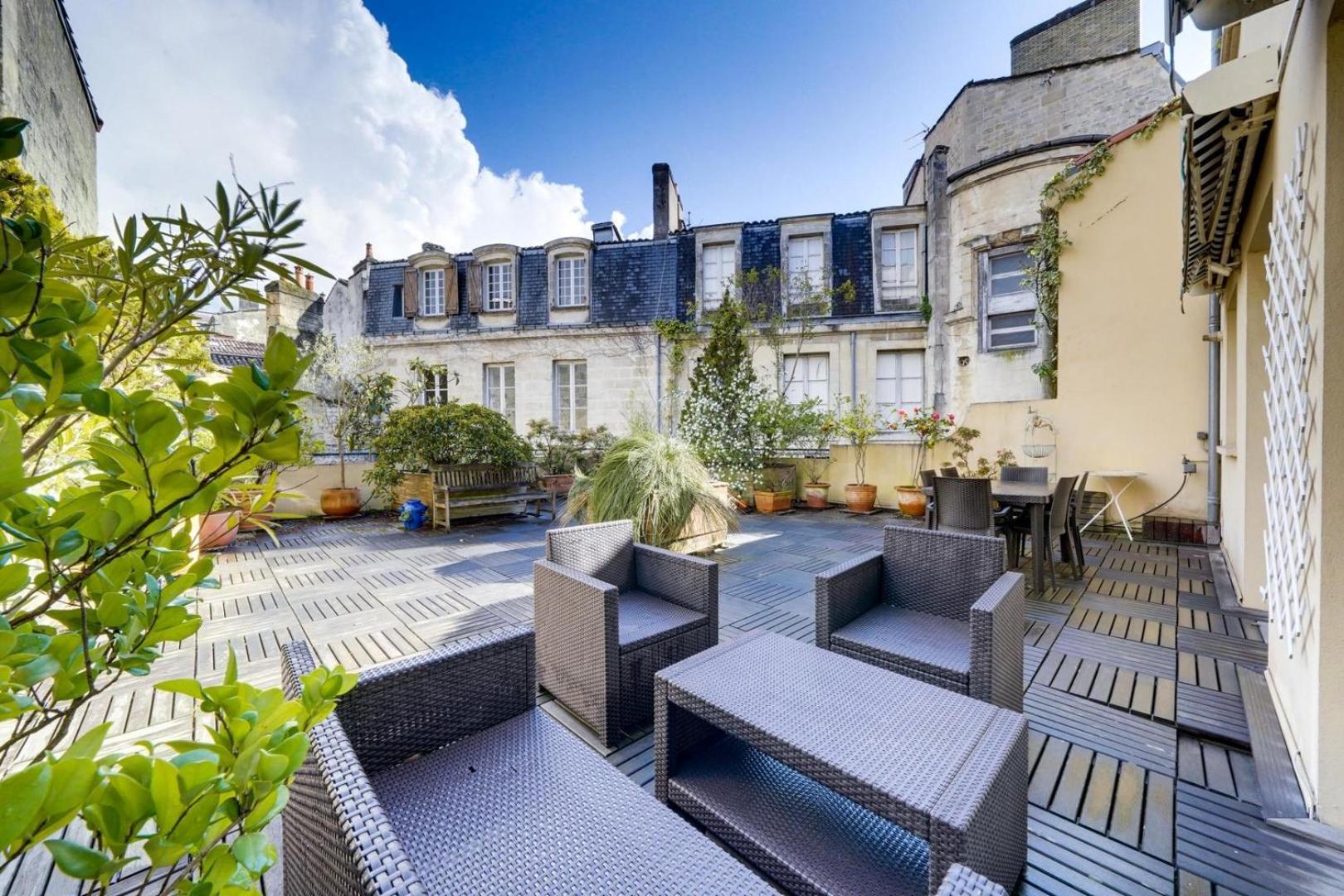 Lovely Apartment With Exceptional Terrace Bordeaux Exteriér fotografie