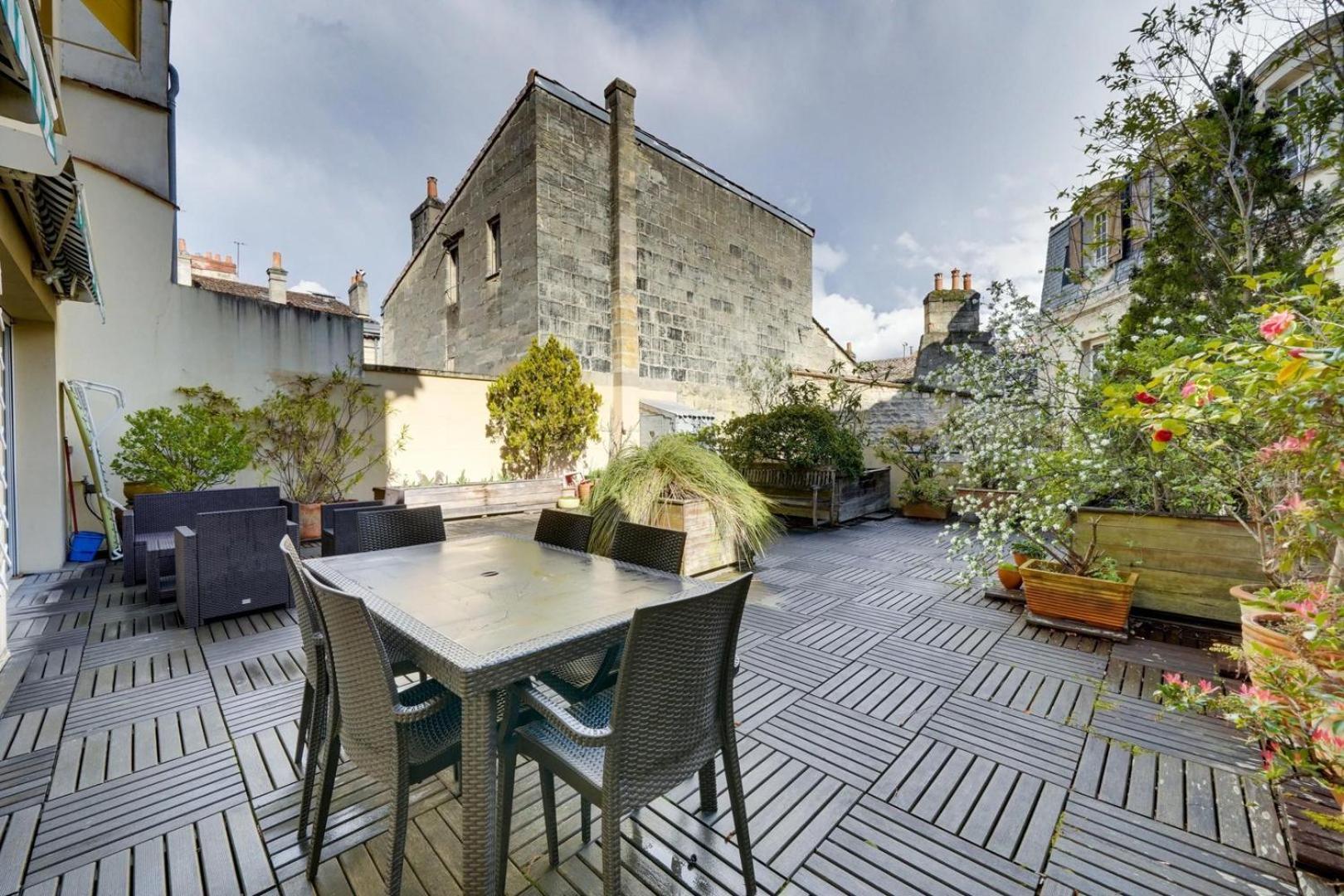 Lovely Apartment With Exceptional Terrace Bordeaux Exteriér fotografie