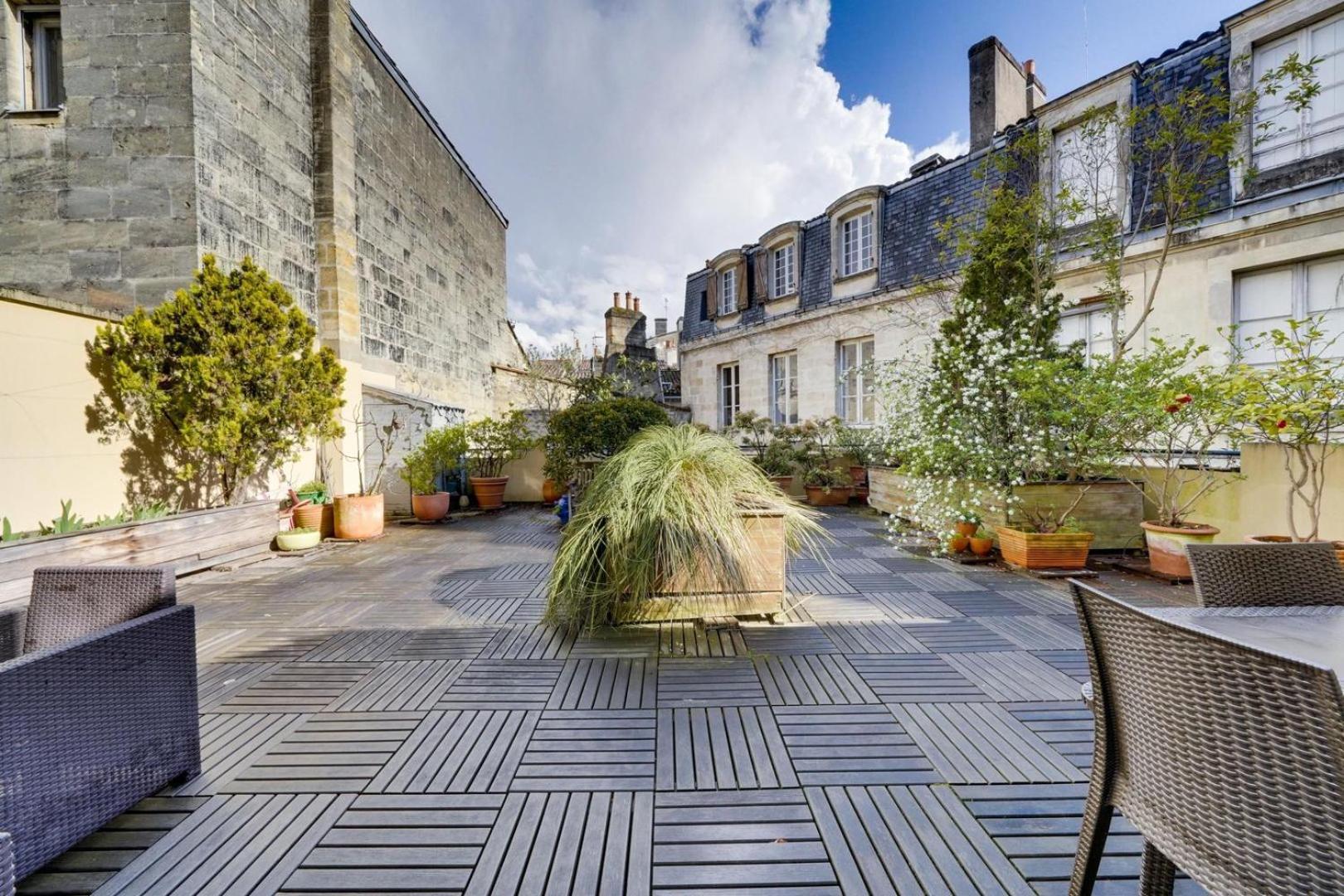 Lovely Apartment With Exceptional Terrace Bordeaux Exteriér fotografie